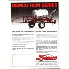 Dethmers Manufacturing Co. HCM Series Boyden IA Vintage Farming Leaflet SJ21