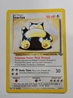 Vintage Pokemon Card Snorlax Non-Holo Rare 27/64 Jungle Set LP