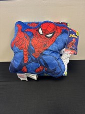Spider-man 3 Piece Travel Set Blanket , Travel Pillow, Shaped Pillow NWT
