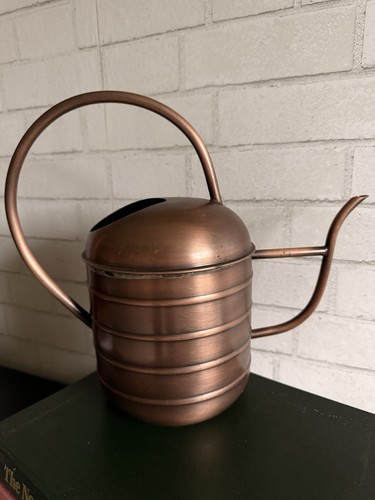 Smith And Hawken Copper Colored Beehive Watering Can .8 Gallon Indoor/Outdoor