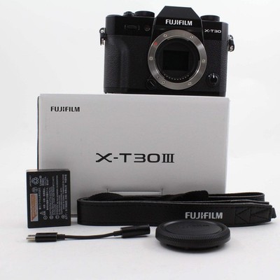 * OPEN BOX EXCELLENT * FUJIFILM X-T30 III Mirrorless Digital Camera (Black)