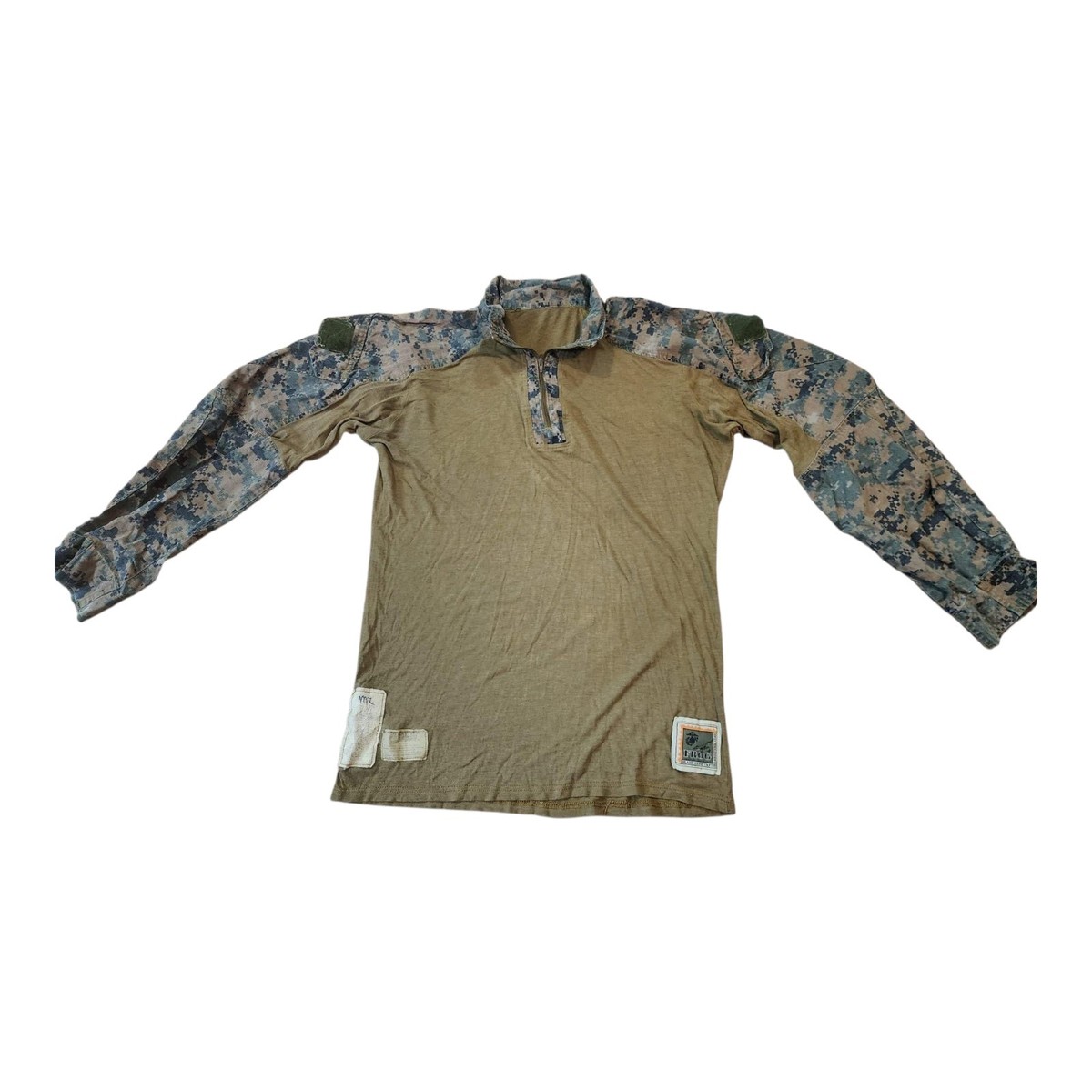 新品　未使用品　米軍　実物　FROG COMBAT SHIRT MEDIUM USMC Woodland MARPAT FROG Combat Shirt top Size Medium