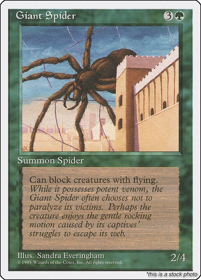 Giant Spider MTG Fourth Edition Common NM Pck Fresh