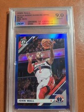 2019 Panini Donruss Optic John Wall Blue Prizm Holo 59/59 #99 Wizards DGA 9