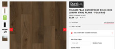 Pallet Sale - Duralux Flooring Pelham Peak Waterproof Vinyl Plank - 34 cases