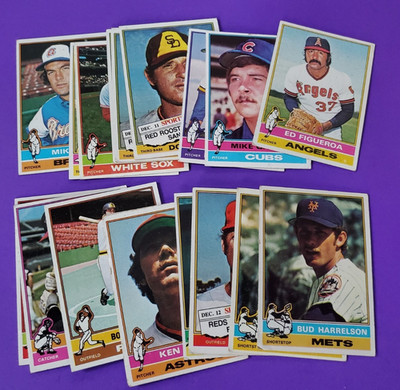 1976 TOPPS BASEBALL TRADING CARDS YOU PICK BASE TRADED UPDATE 50% OFF 2+