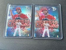 2025 Bowman Chrome Thomas Saggese Rookie Greatness Loading 2 Card lot