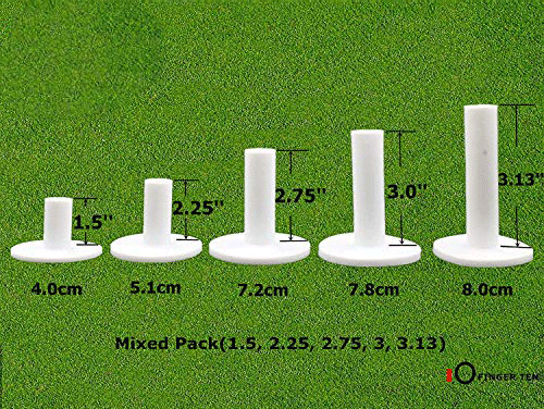 5 Pcs Rubber Golf Tees Holder Tee Range Driving Practice Mat Hitting White New - Picture 15 of 15
