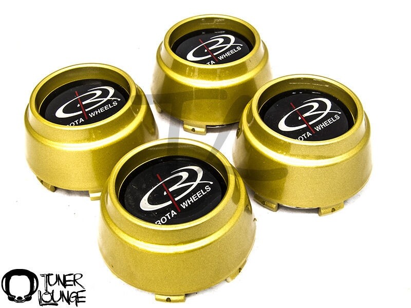 ROTA WHEELS CENTER CAPS GOLD 4PCS REPLACEMENT SET P45R P45 RB eBay