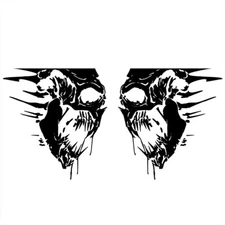 Car Side Body Decal Bed Sticker Tailgate DIY Trunk Skull Vinyl  Graphics Decor