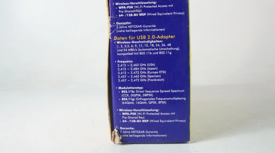 NETGEAR WGB111 GR 108 Mbps 4-Port 100 Mbps Funk Router (WGT624GR) - Bild 4 von 4