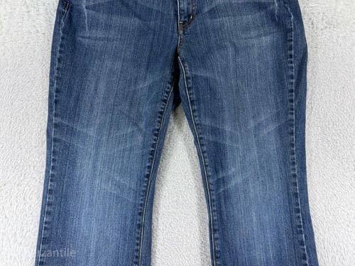 Hillard And Hanson Pants Womens 12 Blue Denim Jeans Premium Bootcut Cotton Blend - Picture 7 of 15