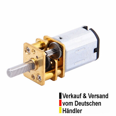 GA12-N20, DC 6V, Getriebemotor mit 15 RPM, Motor Modellbau