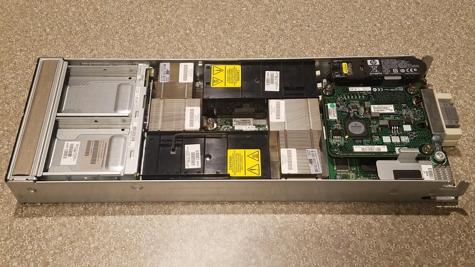 HP Proliant BL460c G6 BLADE 2X Quad Core X5570 2.93GHz, No Memory, No Hard Drive - Image 4 of 4