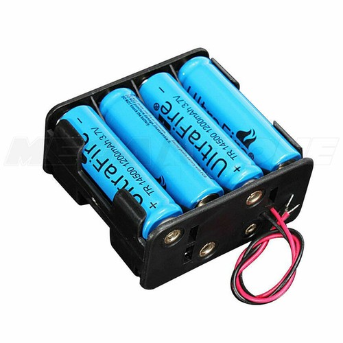 8 X AA Compact Battery Holder Case Box 12V Volt total w/Wires DIY - USA SELLER! - Picture 3 of 5