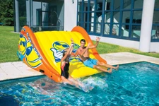 WOW Sports Giant 2-Lane Slide N Smile for Lake and Pool Fun (19-2210)