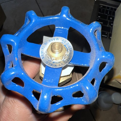 New N00116D (TI-8) - Nibco 2" Brass Gate Valve, Female Thread Connection 200 PSI - Picture 5 of 8