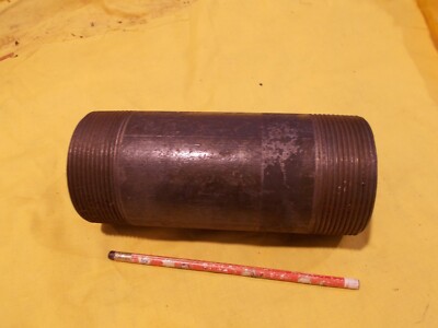 Raccord Fileté (Nipple) 1-5/8" X 3" NPT - Schedule 40 En Acier - Marque Panos
