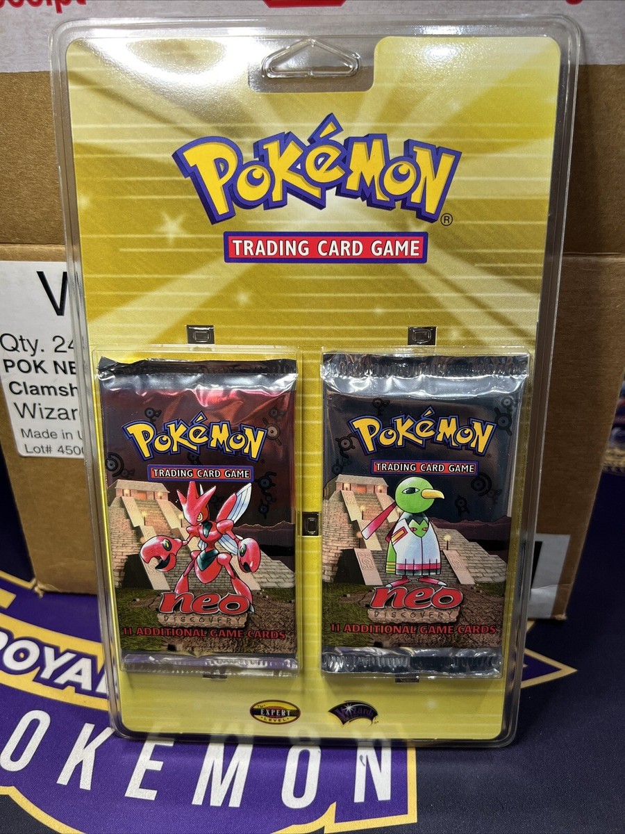 激レア！ポケモンカード 未開封！neo discovery pack SEALED POKEMON NEO DISCOVERY 2 PACK BLISTER CLAMSHELL - FRESH FROM