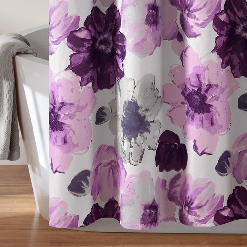Bath Shower Curtain-Bathroom Flower Floral Large Blooms Fabric Print Design - Picture 33 of 45
