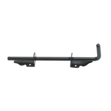 Surface Garage Gate Stable Door Drop Ground Cane Bolt 304mm (12") Black