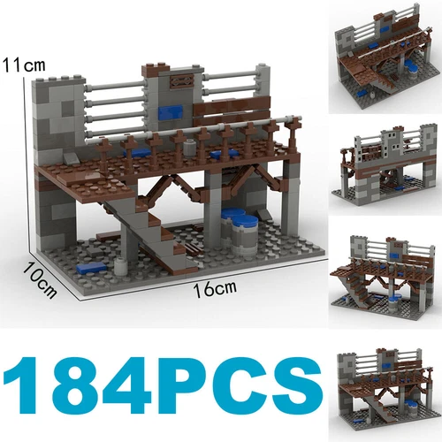 MOC Military WWII Modern Street Army Battle View Baseplate Weapon Bricks Set DIY - Picture 9 of 44