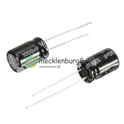 20PCS NEW 10V 1000uF 8 x 12 mm Radial Electrolytic Capacitor NEW