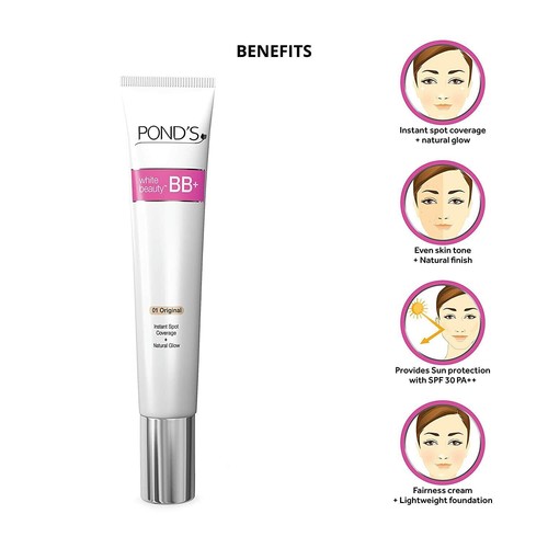 POND'S White Beauty BB+ Cream with SPF 30 9g With Fast Ship - 第 5/11 張圖片