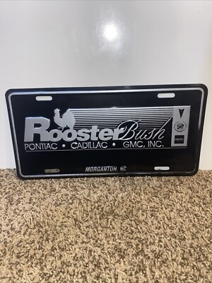 Rooster Bush Pontiac Cadillac GMC Morganton North Carolina License Plate Booster