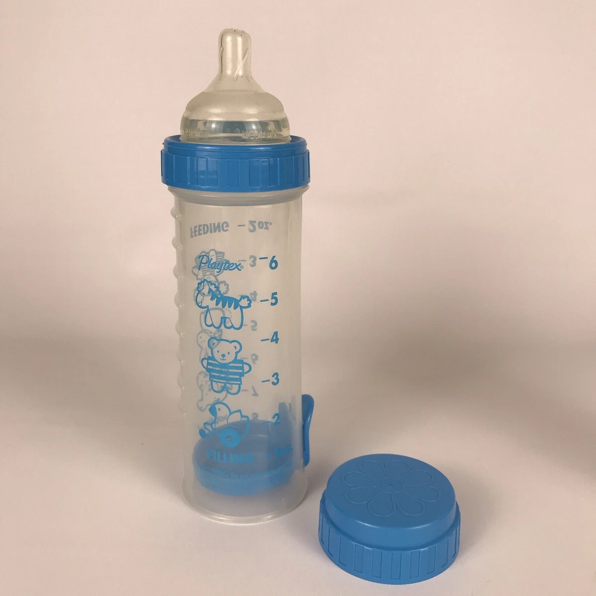 3 Pk Boy Baby Bottles Infant Feeding 8 Oz Leak Proof Babies Blue Feede —  AllTopBargains