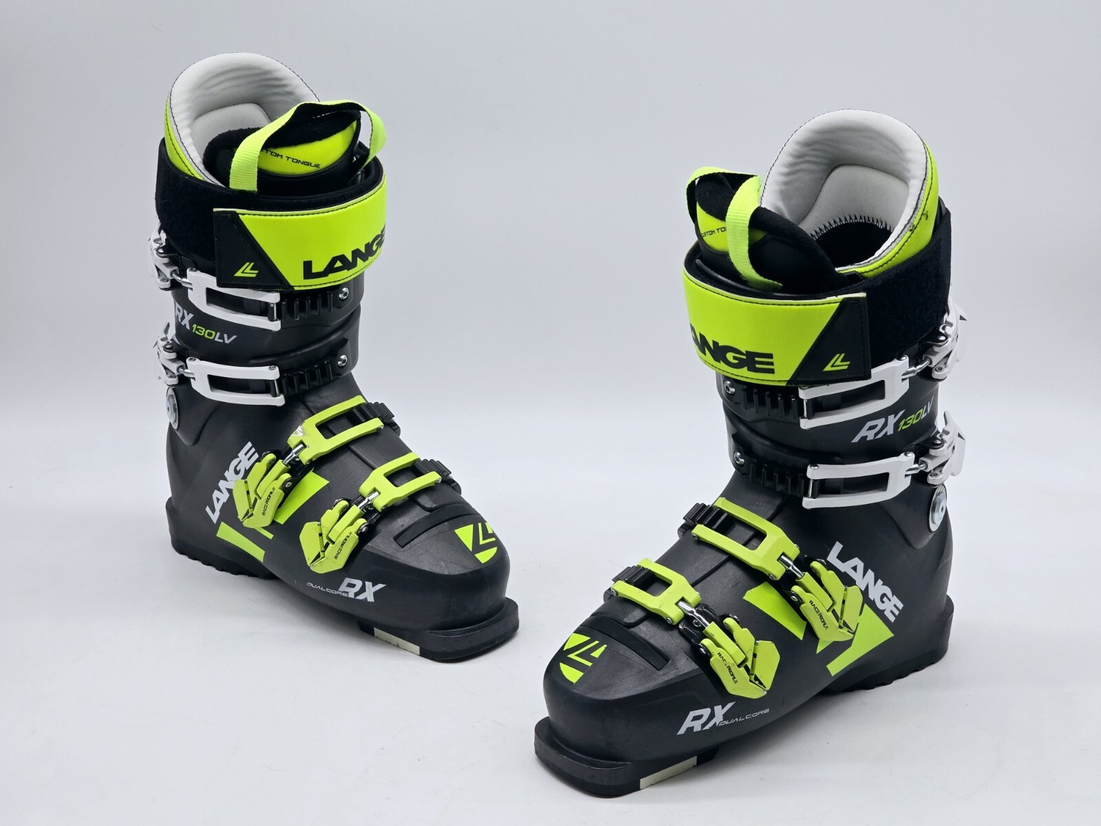 SALOMON Scarponi da sci Lange RX 130 LV nero giallo bianco uomo misura 25 5 296 mm