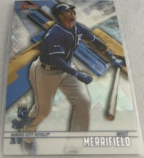 2018 Bowman's Best Baseball Whit Merrifield Kansas City Royals base card #68