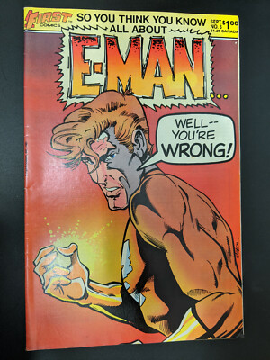 E-Man #6, 1983, First Comics.