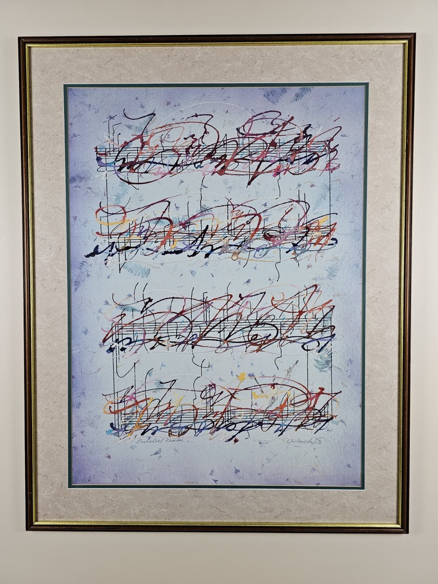 Large Vintage Marcus Uzilevsky 1982 Symphony Exhibition