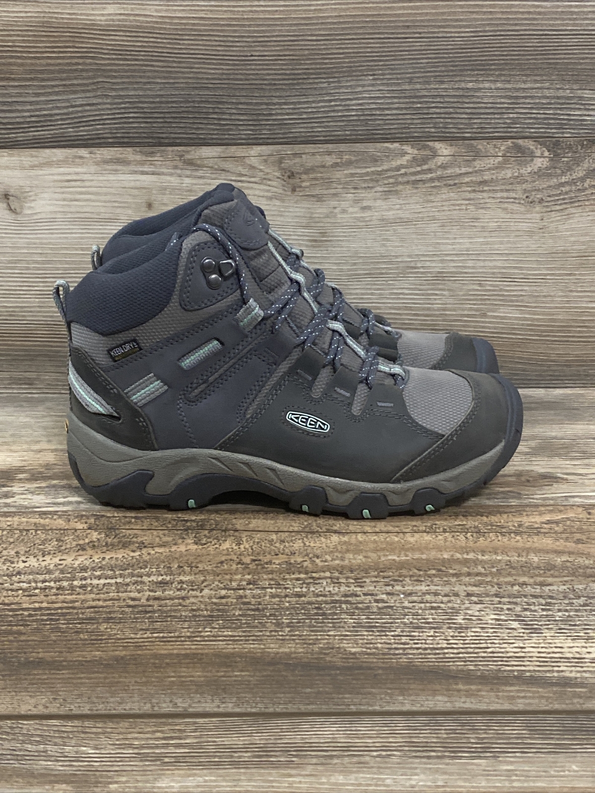KEEN Steens Mid Height Leather Waterproof Hiking Boots 1022332 Women's Size  7.5 | eBay