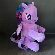My Little Pony Plüsch Rucksack Pferd lila kuschelig Mädchen Kindergarten Kita