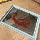 Vintage Schlitz Beer Bar Mirror/Sign “The Beer That Made Milwaukee Famous” 14x10