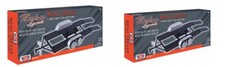 Lot 2 Remorques plateaux porte voiture 1/24 Metal Trailer Diecast Motormax 76001