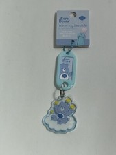 NWT Care Bears Grumpy Bear Name Tag Keychain