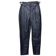 Express faux leather Super High Rise pants, 6R, 90s/Y2K style, edgy, elegant