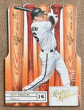 Trey Mancini 2019 Panini Leather & Lumber Gold Die-Cut #51 /99 Orioles Parallel