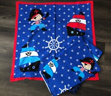 2-tlg. Bettwäsche "Piraten" 80x80cm  150x200 cm Baumwolle (2)