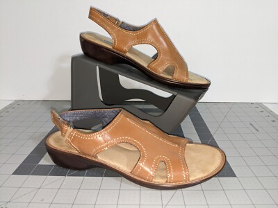 Dr Scholl's Women's Sandals Size 7 Leather Look. Man Made Materials.