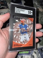 2023 Chronicles Draft Picks Clear Vision Purple /49 Anthony Richardson SGC 10