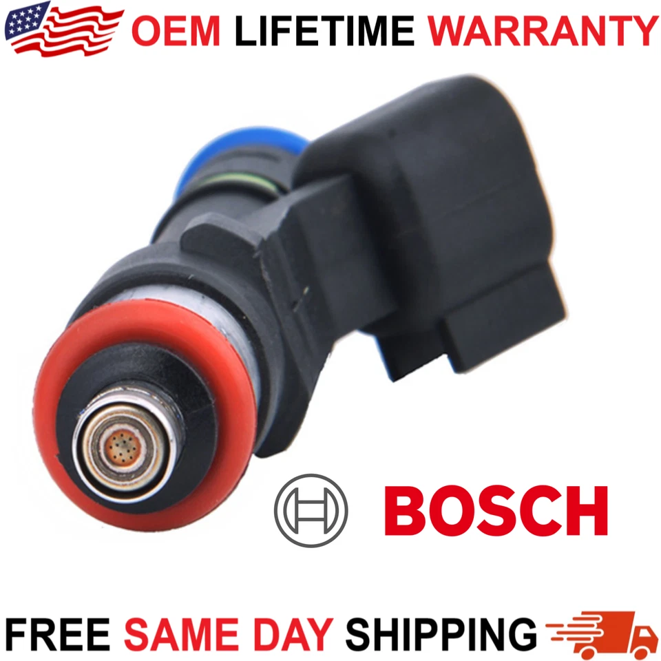 Inyectores de combustible nuevos genuinos Bosch x4 2004-2015 Mazda 2,0 L I4, 2,3 L I4 #0280158287 Foto 2 de 4