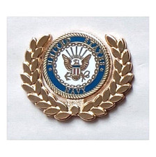 US Navy USN 1-1/4" (wreath crest) pin