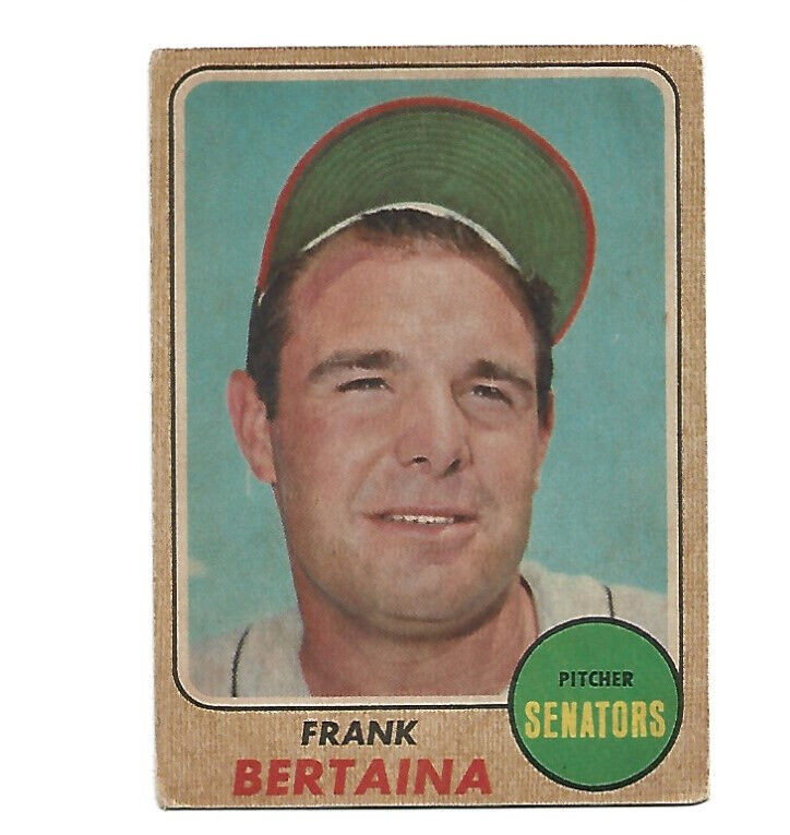 1968 Topps Venezuelan Frank Bertaina Senators #131