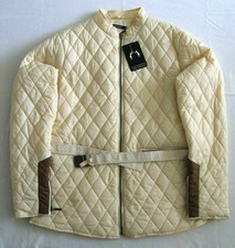 Sos Jensen Womens Lien Lightweight Quilted Jacket Yellow Bnwt Rrp £189.99 Size M