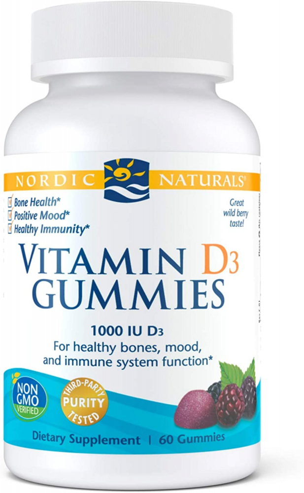 1000 IU Vitamin D3 60 Gummies