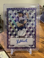 2022 Leaf Perfect Game - Josh Knoth - Prospect RC Auto #1/1 Proof 🔥📈 Brewers